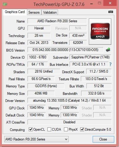 gpuz r9 290 trixx