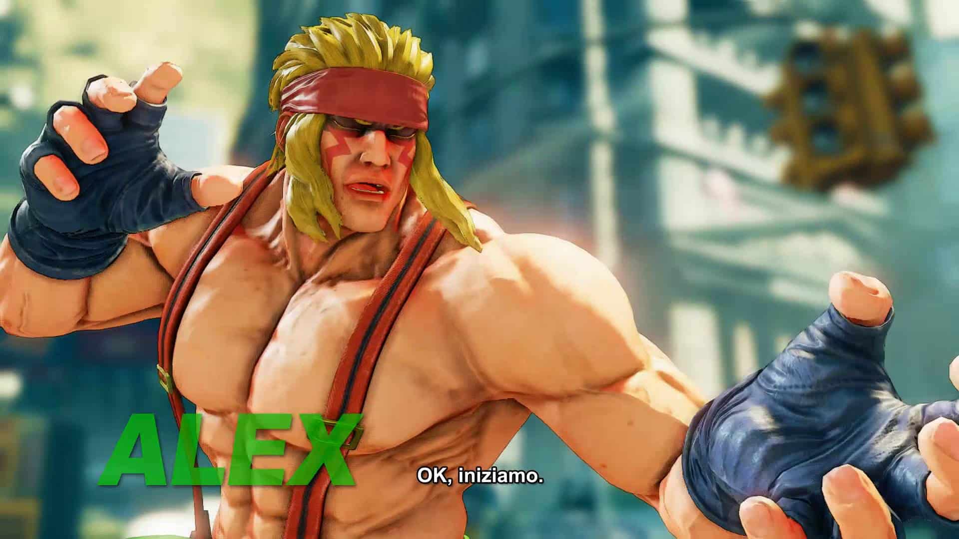 Alex si unisce al roster di Street Fighter V 