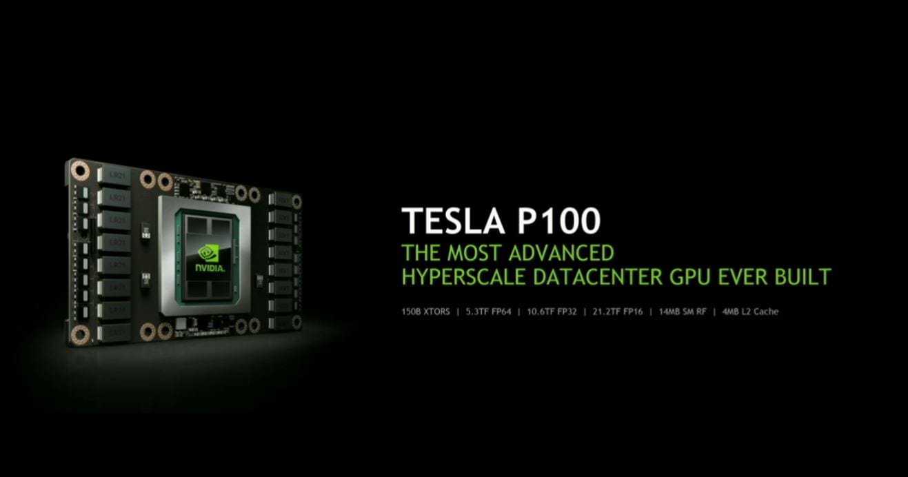 NVIDIA Pascal P100 - 21.2 teraflops, 16nm FinFET, HBM2, NVLink 1