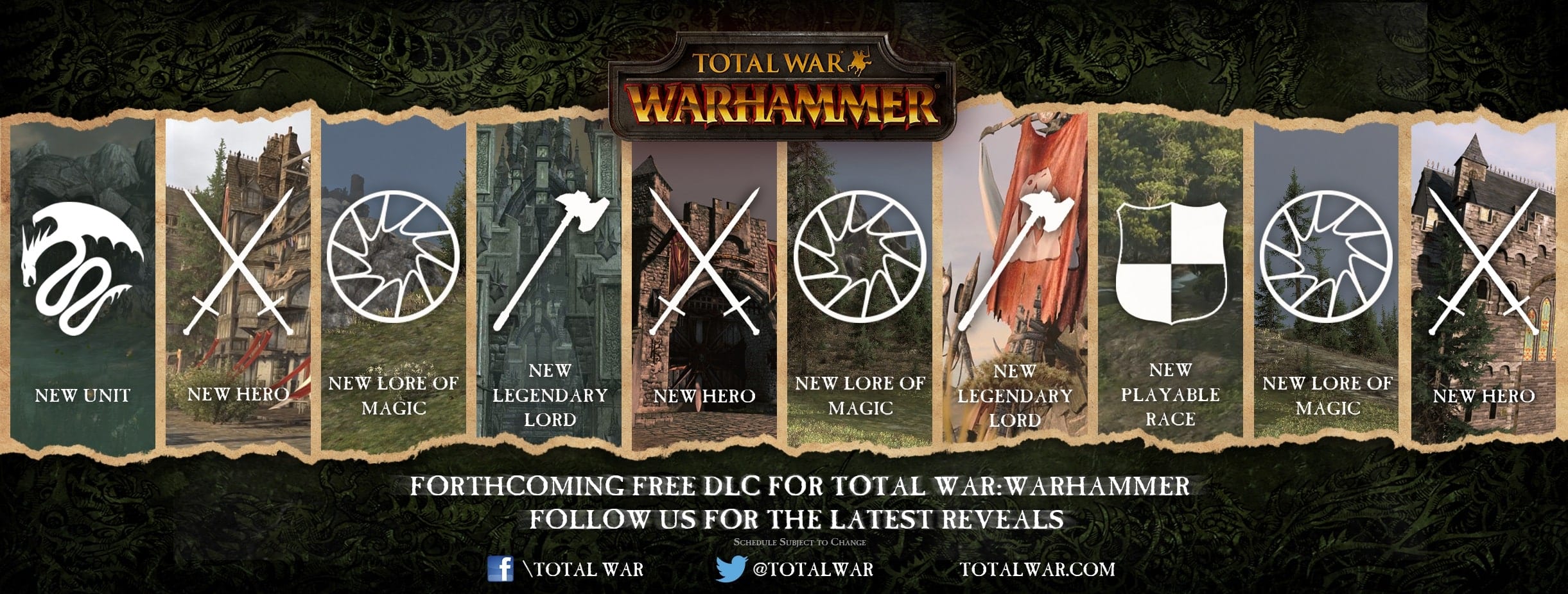 Total War: WARHAMMER - Annunciato il piano di rilascio dei DLC gratuiti 