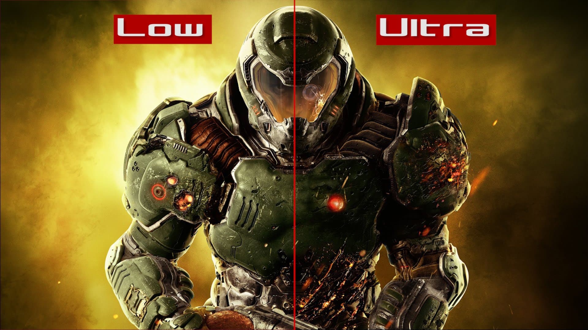 DOOM - PC Low vs Ultra - Confronto Impostazioni Grafiche 