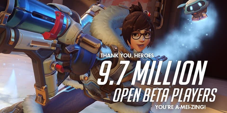 L'open beta di Overwatch raggiunge i 9,7 Milioni di giocatori 