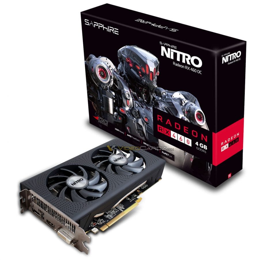 Sapphire Radeon RX 460 NITRO OC – In foto