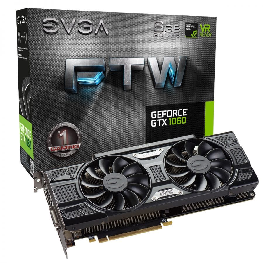 I modelli EVGA GeForce GTX 1060 – FTW, SSC & Superclocked