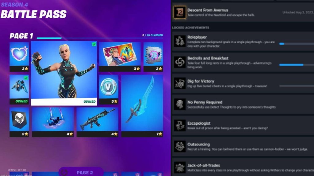 battlepass vs steam achievment