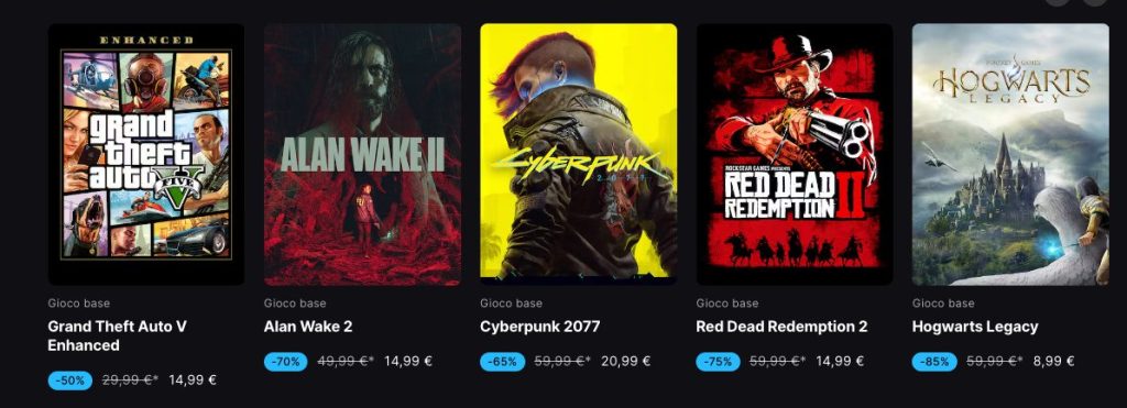 offerte epic games store