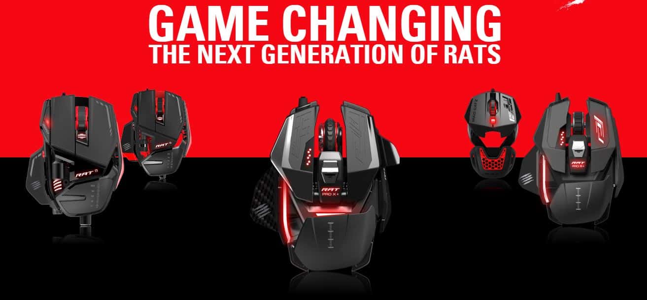 Mad Catz aggiorna la famiglia di mouse RAT