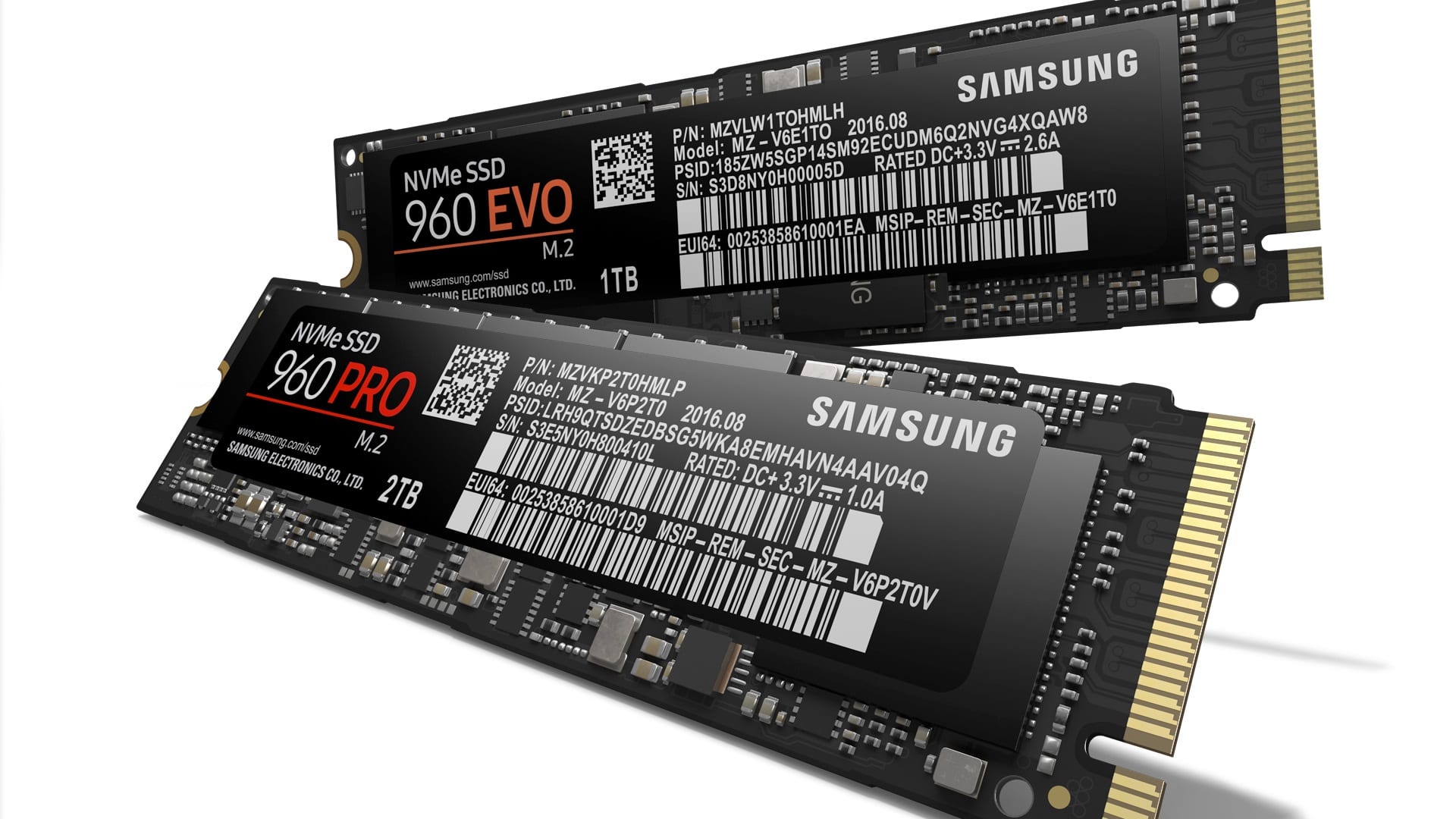 Samsung annuncia i nuovi SSD 960 PRO ed EVO