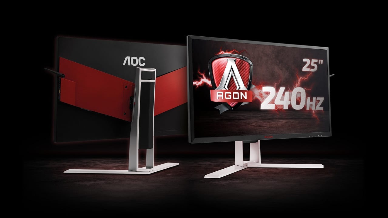 AOC presenta il monitor AG251FZ, con frequenza di aggiornamento di 240Hz