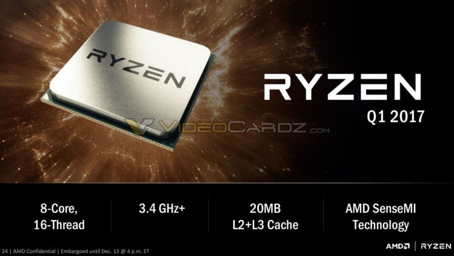 AMD RYZEN – Le nuove CPU Enthusiast AMD Zen