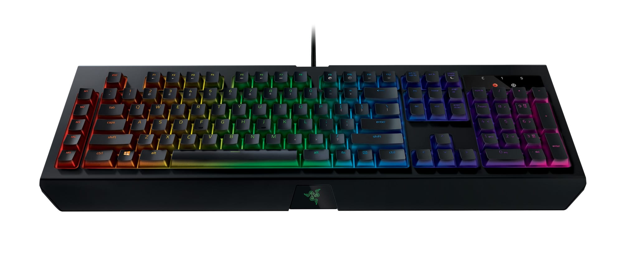 La nuova Razer BlackWidow V2 con poggia-polsi