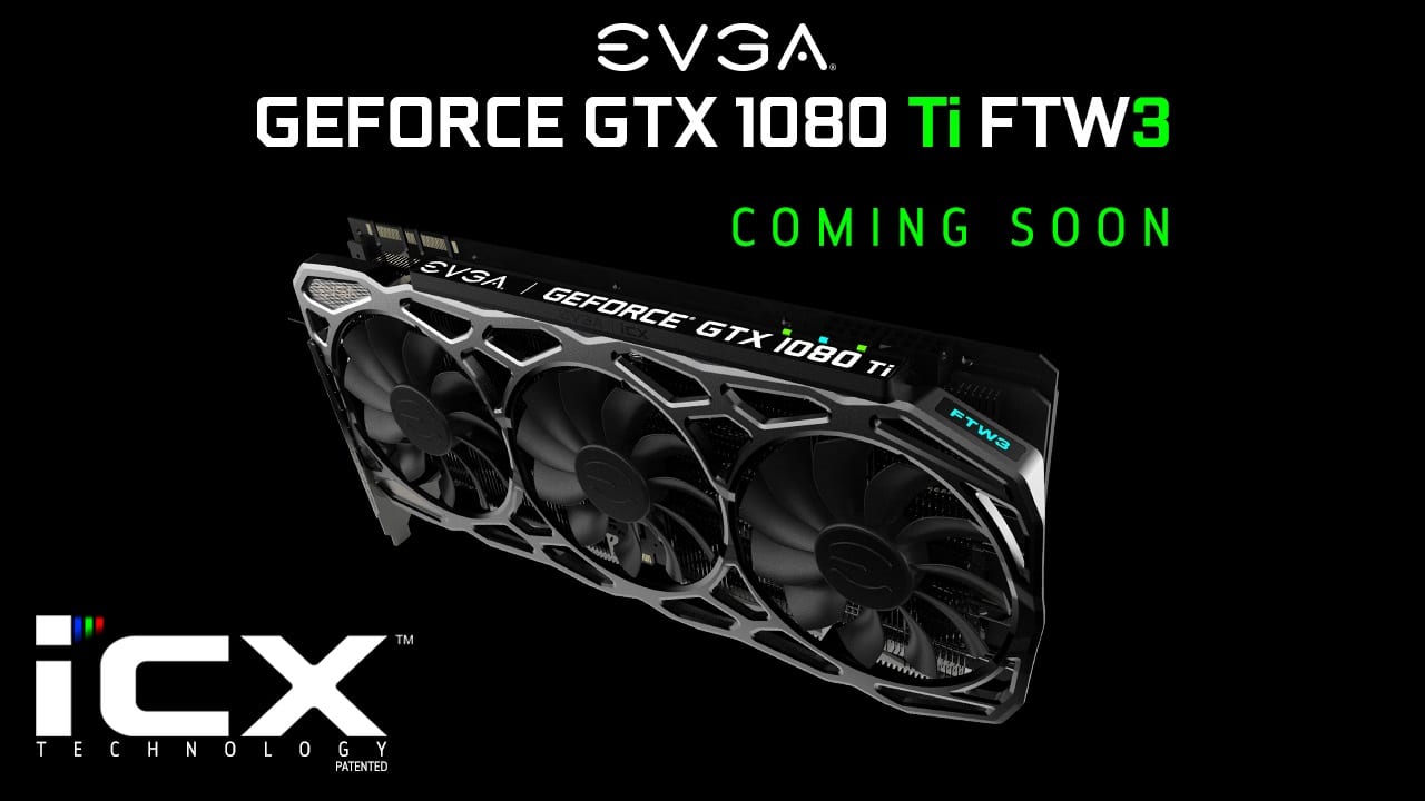 EVGA GeForce GTX 1080 Ti FTW3 per la prima volta con dissipatore a tripla ventola