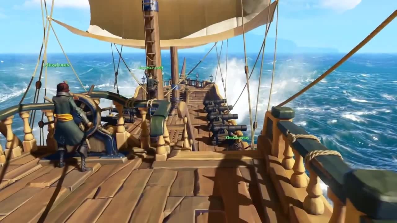 Sea of Thieves: il nuovo trailer mostra battaglie navali e scheletri