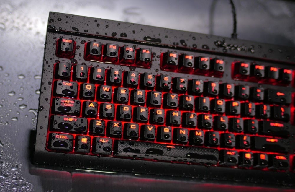 La nuova tastiera Corsair K68 resistente all’acqua e polvere