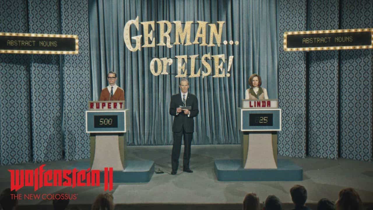 Dillo in tedesco, altrimenti…! Lo show televisivo di Wolfenstein 2: The New Colossus