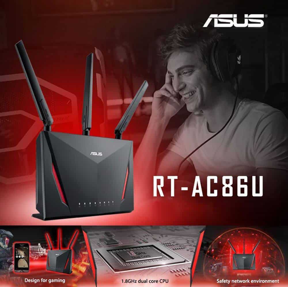 ASUS annuncia il router gaming RT-AC86U