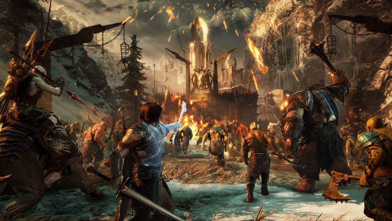 Mostrati 40 minuti di video gameplay per Middle Earth: Shadow of War