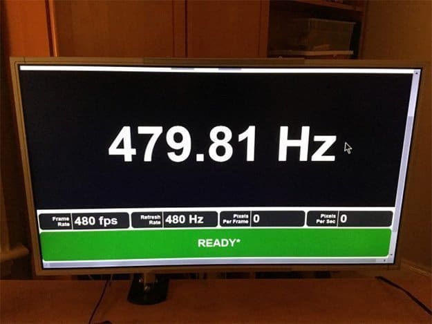 Nuovo prototipo di pannello a 480Hz spunta in rete