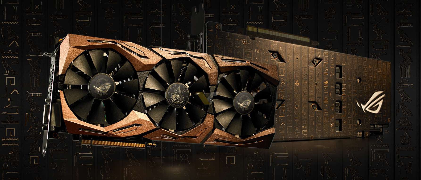 Asus mostra la ROG Strix GeForce 1080 Ti Assassin’s Creed Origins Edition