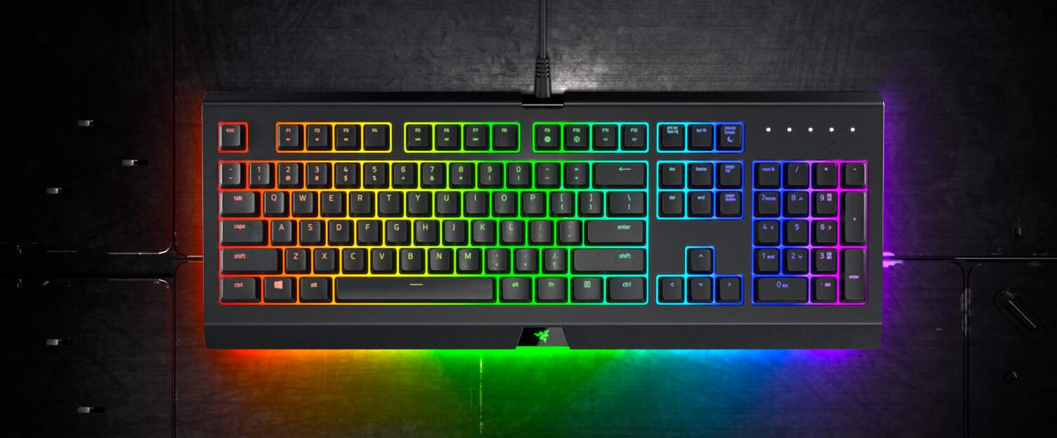 Razer Cynosa, la nuova tastiera membrana resistente ai liquidi