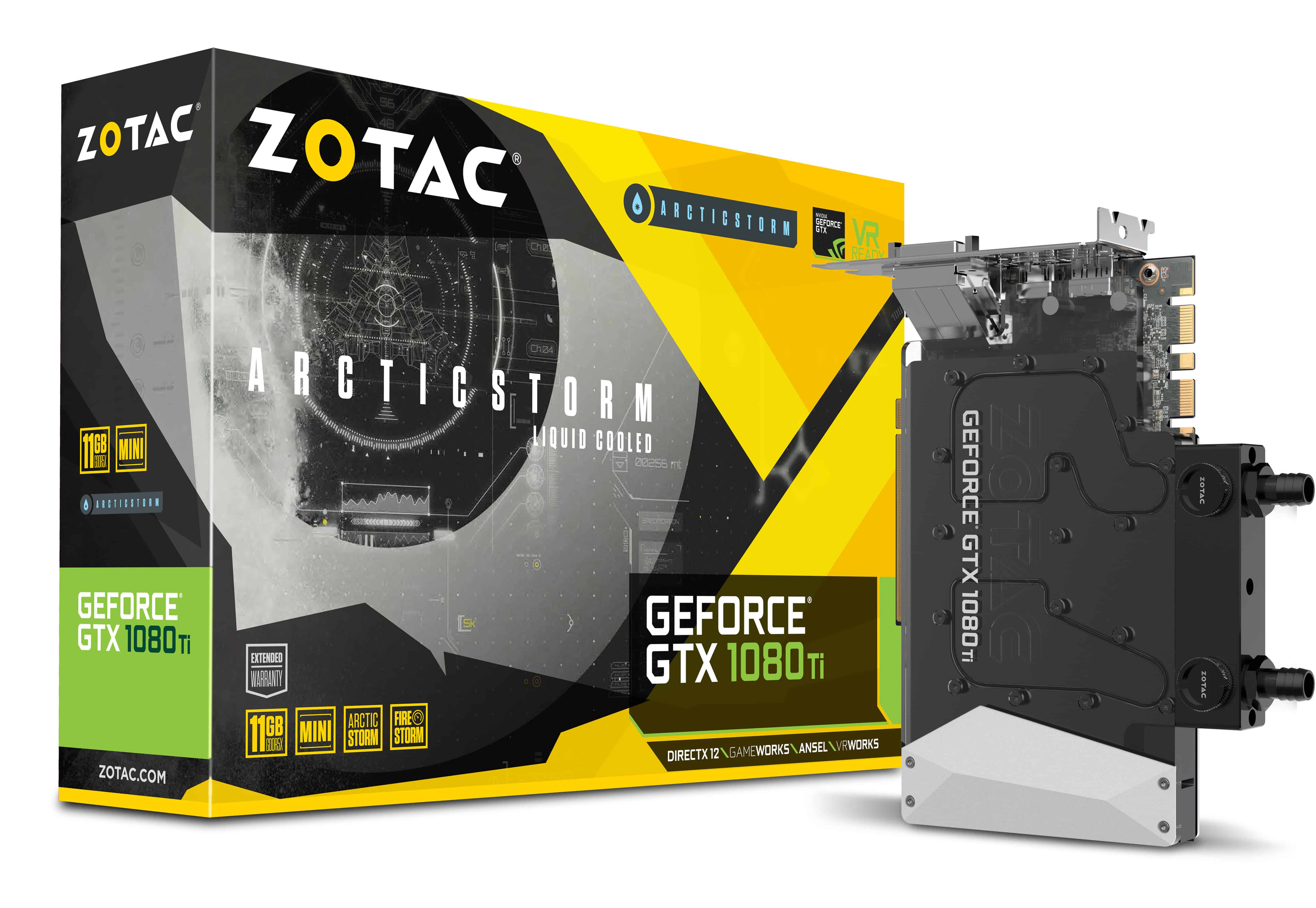 ZOTAC ArcticStorm Mini, la GeForce GTX 1080 Ti più piccola al mondo