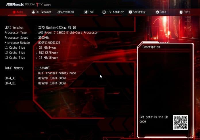 asrock x370 itx bios1 1 696x489 - ASRock Fatal1ty X370 Gaming-ITX/ac - Recensione