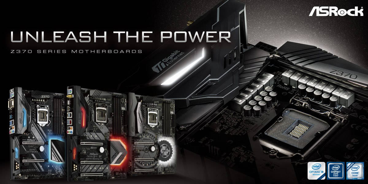 La lineup di ASRock per le schede madri Z370