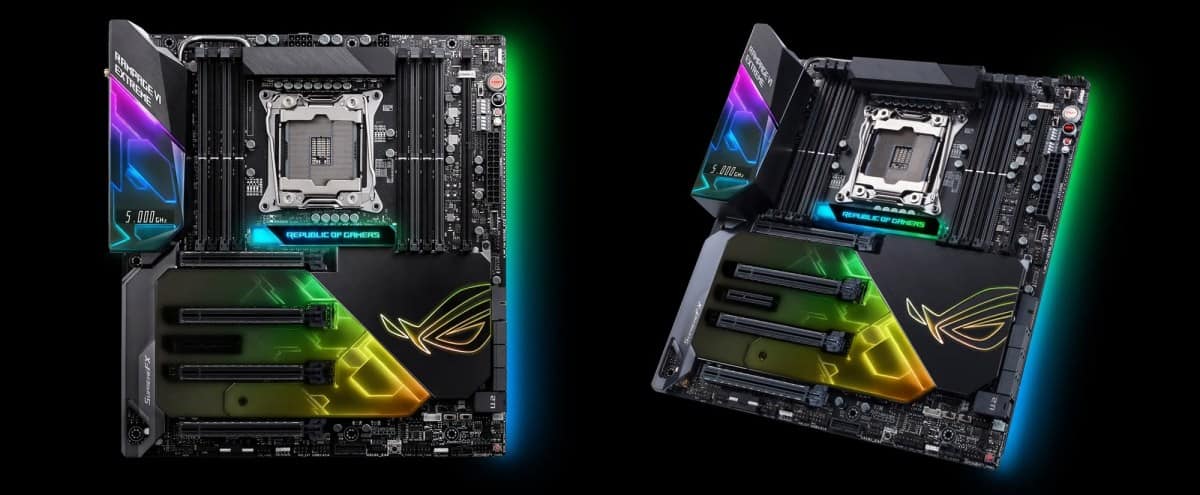 ASUS ROG STRIX Z490, ROG MAXIMUS XII e TUF Gaming in foto