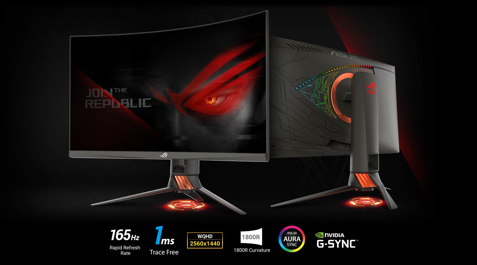 Republic of Gamers annuncia il monitor gaming curvo Swift PG27VQ