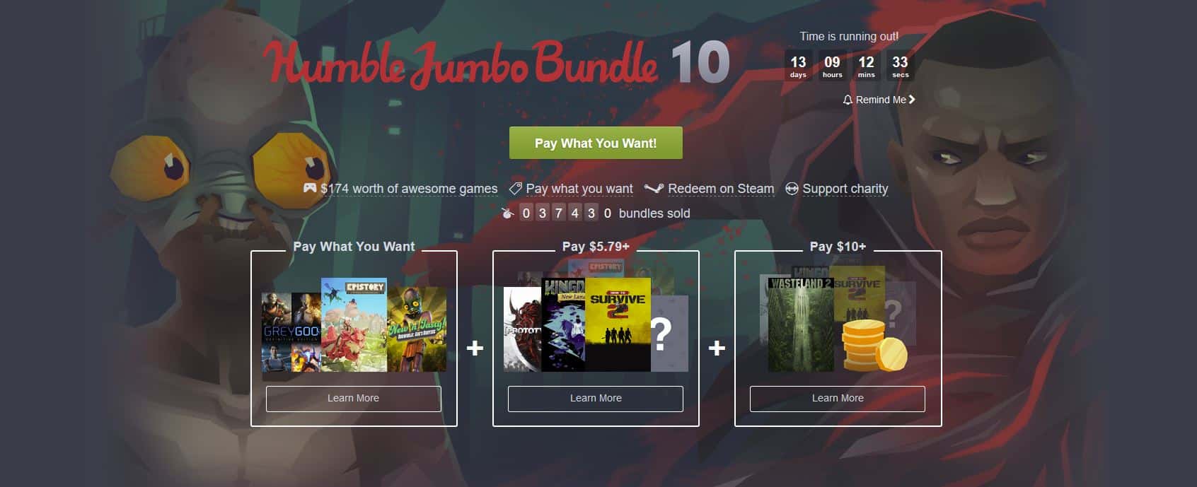 Wasteland 2, Grey Goo e Prototype 2 nel nuovo Jumbo Bundle 10