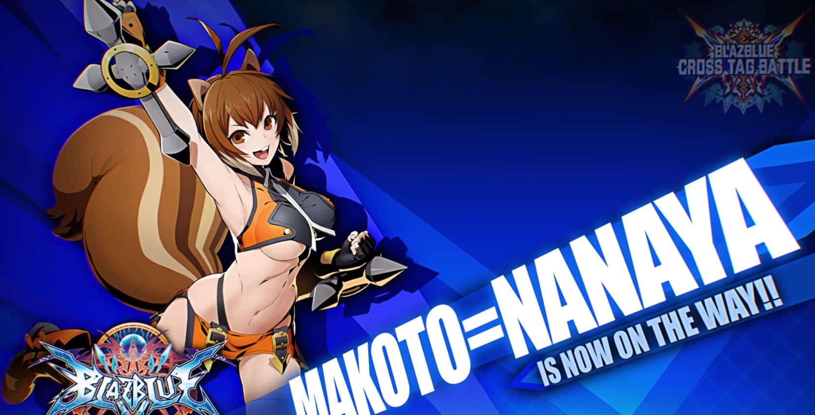 Iron Tager, Makoto Nanaya, v-No.13 e Es si aggiungono a BlazBlue: Cross Tag Battle