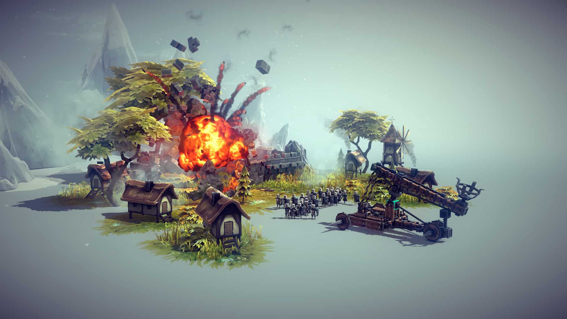 Il nuovo aggiornamento di Besiege aggiunge il multiplayer e l’editor di livelli