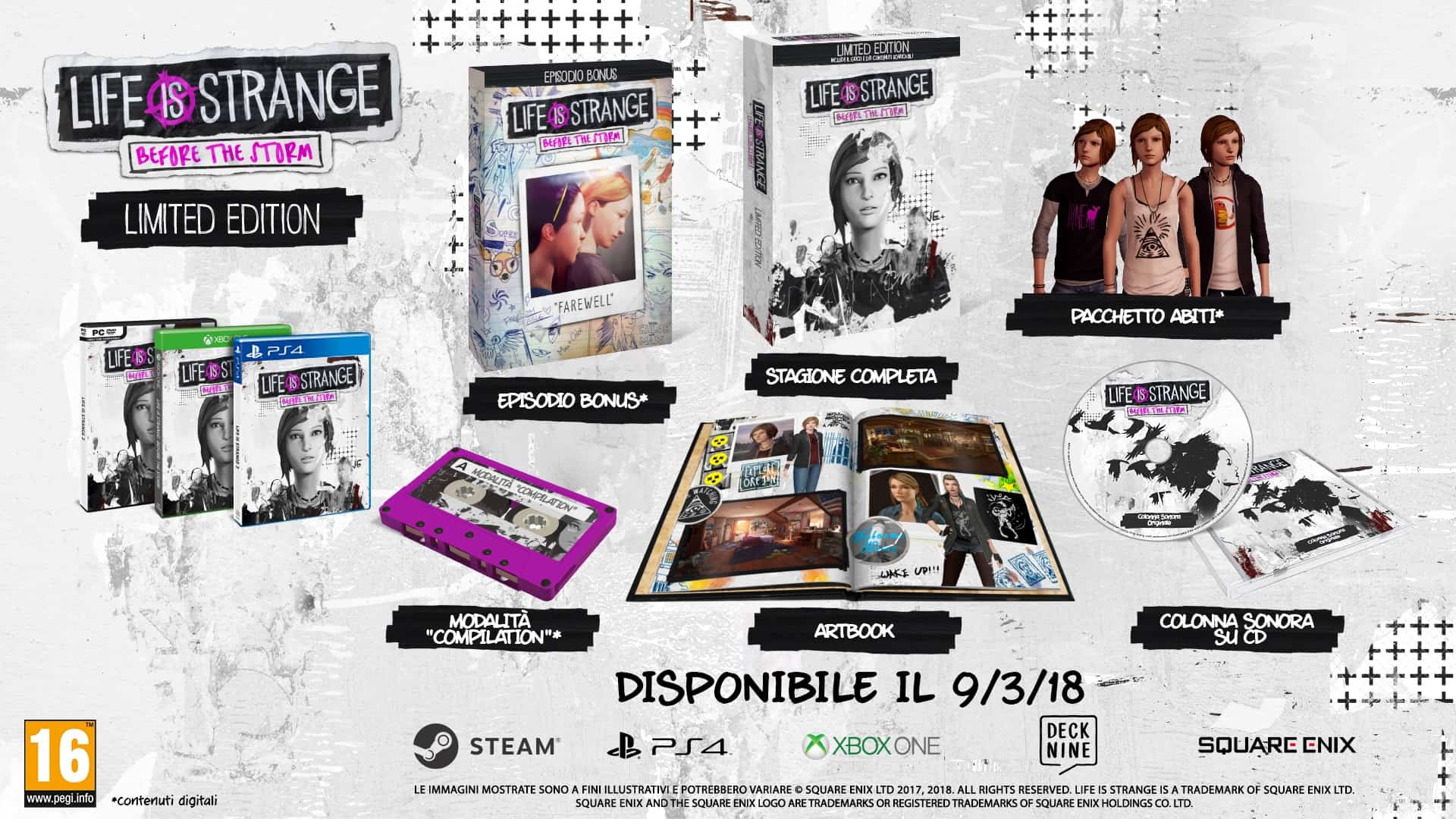 LIFE IS STRANGE: BEFORE THE STORM riceverà una Limited e una Vinyl Edition a marzo