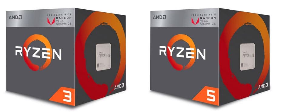 apu amd raven ridge - Disponibili le APU AMD Raven Ridge Ryzen 5 2400G/Ryzen 3 2200G