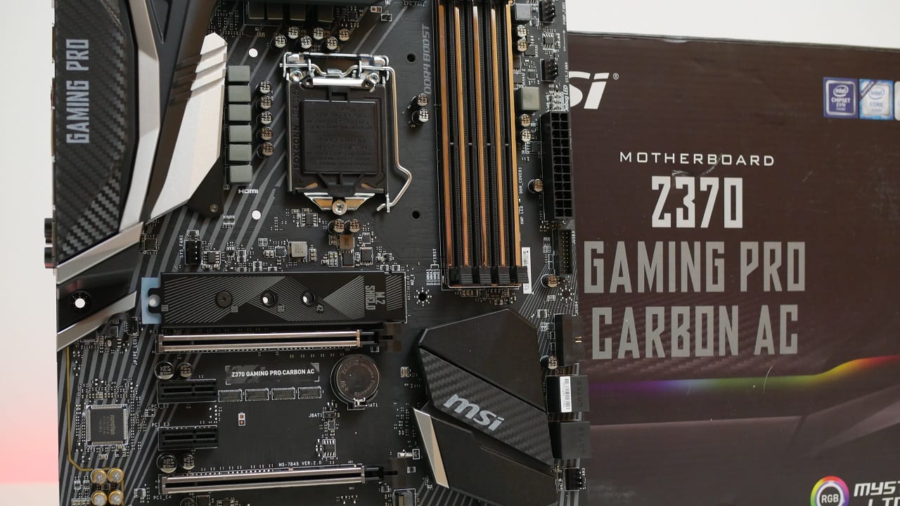 Recensione scheda madre MSI Z370 GAMING PRO CARBON AC