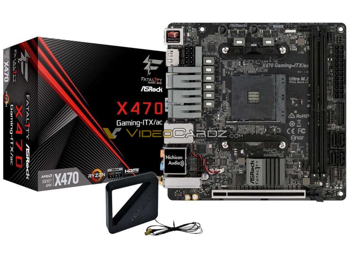 Trapelata la scheda madre ASRock X470 Fatal1ty Gaming ITX / ac