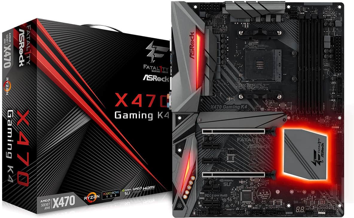 ASRock x470 Taichi, Master SLI / AC, Fatal1ty Gaming K4 nella serie di schede madri AMD X470