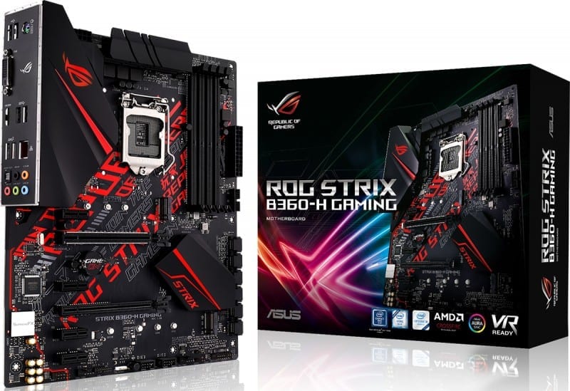 ROG STRIX B360-H GAMING in bundle con disco Intel Optane da 16 GB