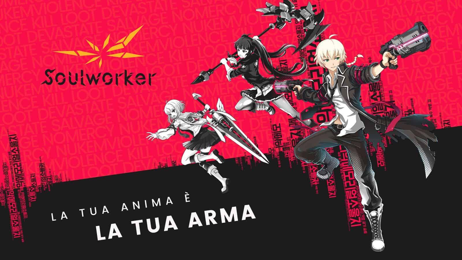 L’MMO anime d’azione, SoulWorker è disponibile oggi