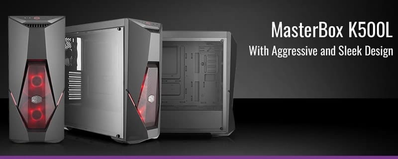 Cooler Master presenta MasterBox K500 e K500L, i primi di una serie di case dotati di pannelli mesh 3D