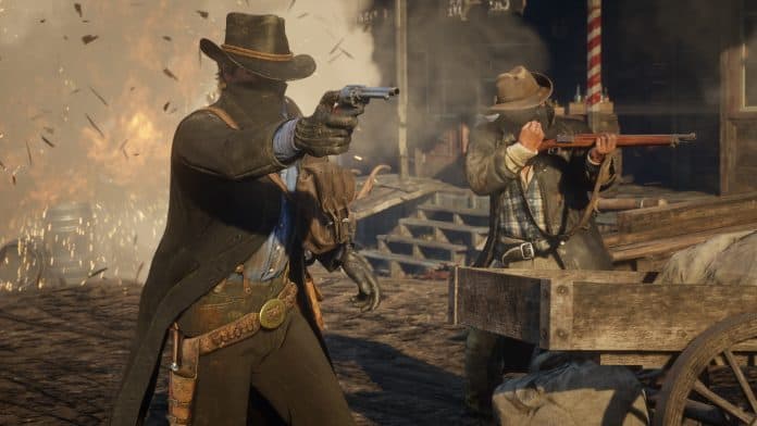 Red Dead Redemption 2 gameplay delle sparatorie