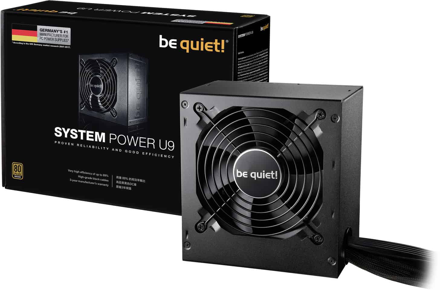 Be Quiet! annuncia gli alimentatori System Power U9