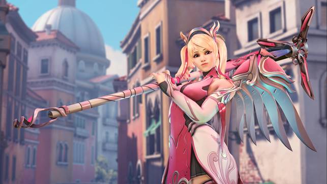 Overwatch: la skin Mercy Rosa sostiene la ricerca contro il cancro al seno