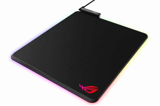 ROG Balteus Qi- Tappetino RGB con carica  wireless Qi