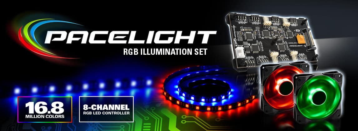 Sharkoon Pacelight è il nuovo set RGB con ventole e controller