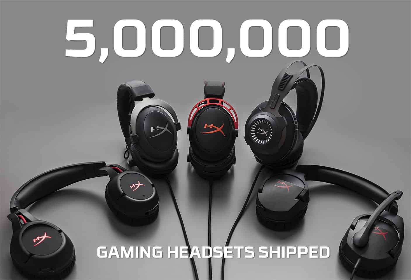 HyperX a oltre 5 milioni di headset da gioco spediti