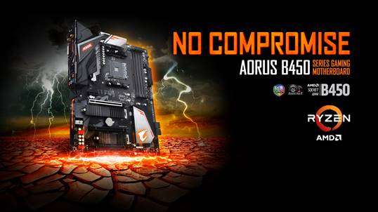 GIGABYTE Presenta la Nuova Serie di Schede Madri B450 AORUS