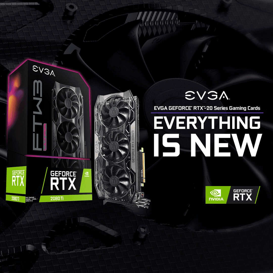 EVGA annuncia sua serie GeForce RTX 20