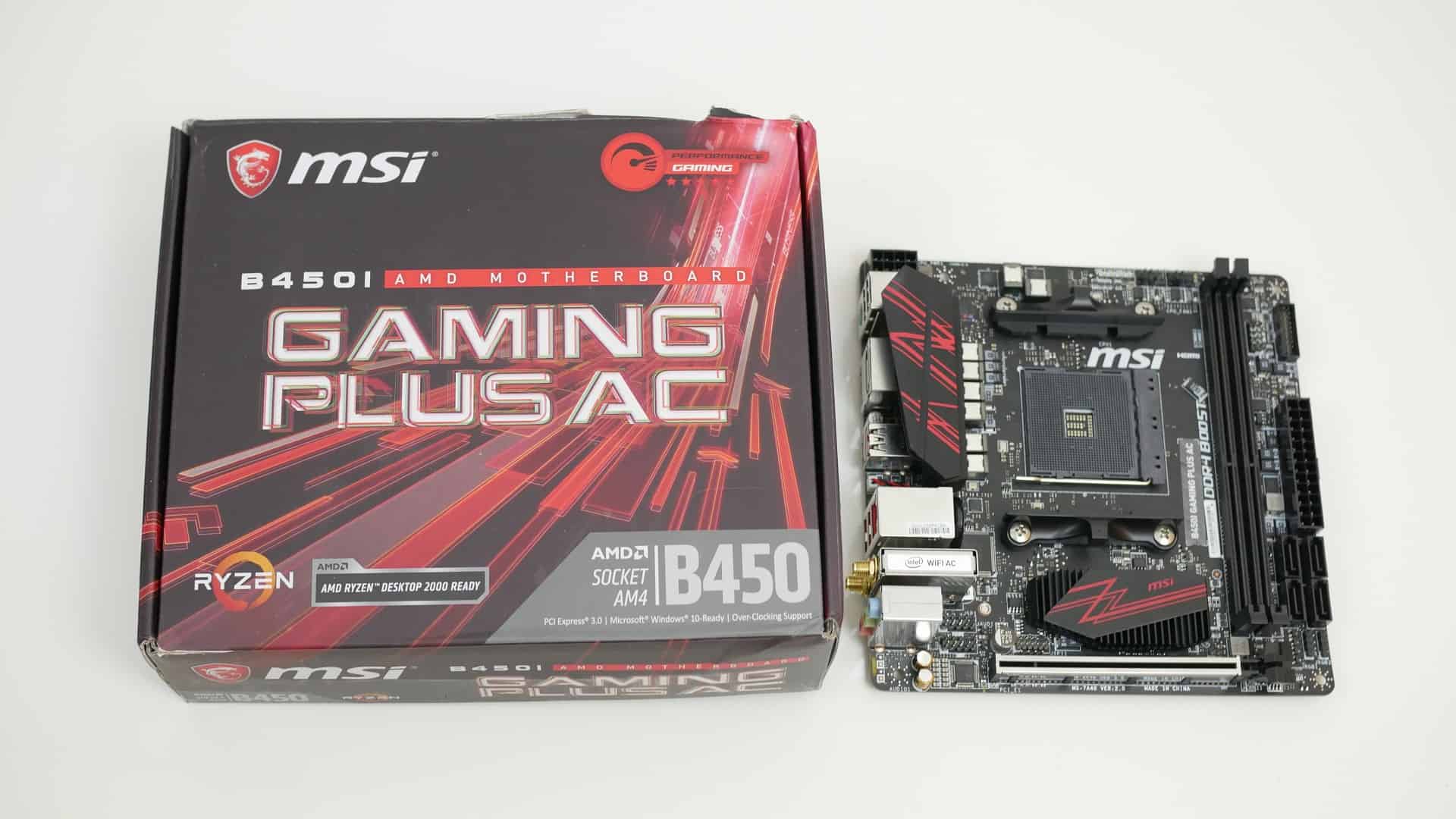 MSI B450I GAMING PLUS AC Recensione