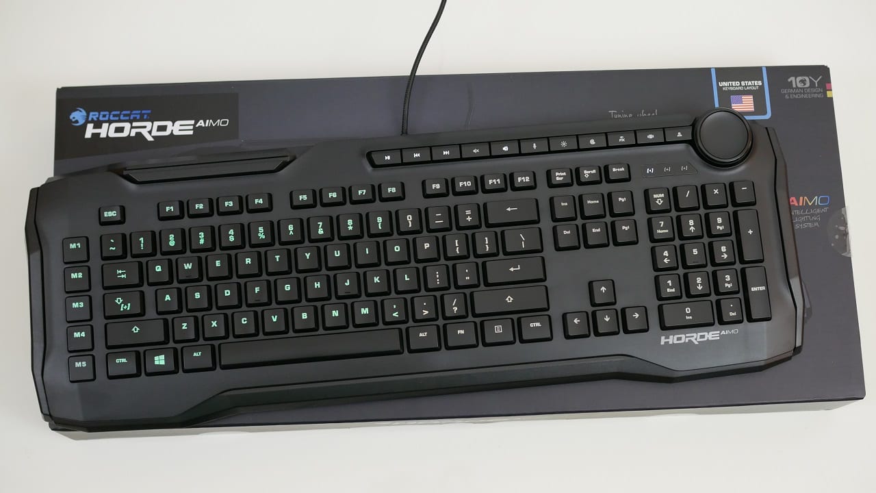 Roccat Horde Aimo Recensione, torna di moda la tastiera a membrana